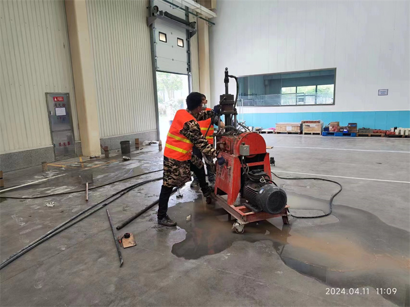 金坛厂房地面下沉塌陷注浆加固施工